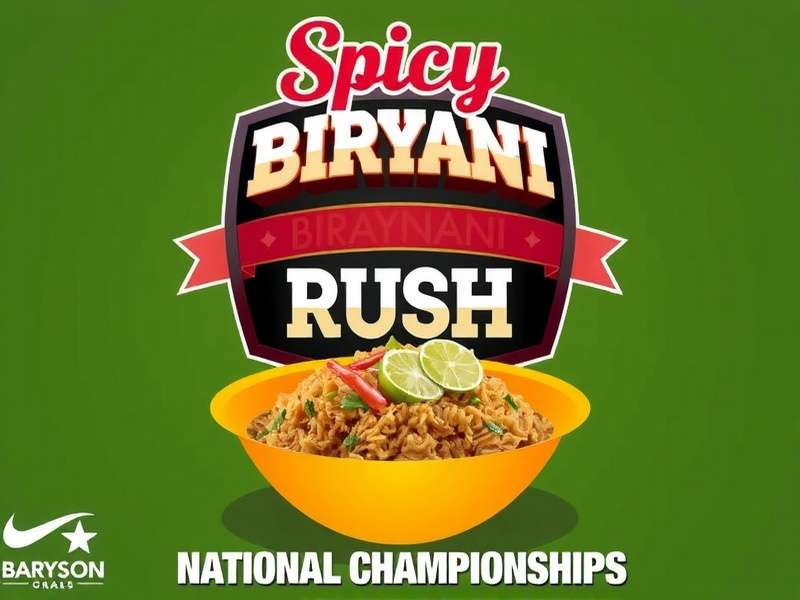 Players Competing in the Biryani Championship Spicy Biryani Rush National Championship